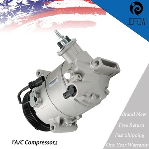 A/C Compressor W/ Clutch Fit For Chevrolet Malibu 13-16 Chevrolet Equinox 16-17 - Picture 1 of 16