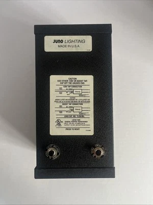 Transformador de iluminación Juno TL550BL 120v o grifo Boost hecho en EE. UU. Foto 1 de 4