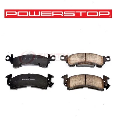 PowerStop Front Disc Brake Pad Set for 1987 Chevrolet R20 - Braking Stopping ou - Imagem 1 de 4