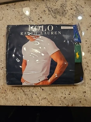 Polo Ralph Lauren Classic Fit Cotton Crew Neck T-Shirts 3-Pack Men's  Sz Large  - Image 1 of 4