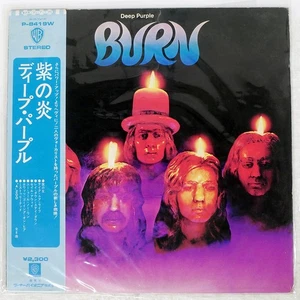 DEEP PURPLE BURN WARNER P8419W Japan OBI INSERT VINYL LP - Imagen 1 de 1