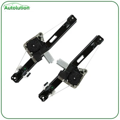 Pair Rear Window Regulator w/ Motor for BMW E90 E91 325i 328i 328xi 335i 335d M3 Foto 1 de 4