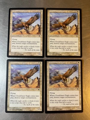 4x Cloudchaser Eagle Vintage Tempest Magic Cards LP-EX Condition - Image 1 of 2