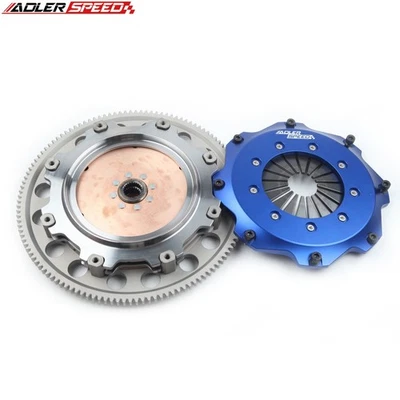 8.5" Race Clutch Twin Disc Kit & Flywheel For SUBARU WRX STI EJ25 6 SPEED 04-18 - Image 1 of 4