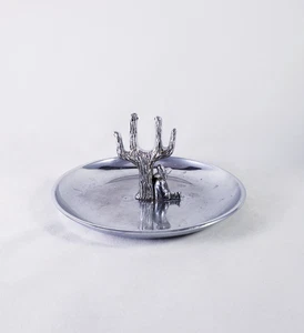 Posacenere vintage Hamilton cromato uomo seduto sotto cactus siesta pincherette - Foto 1 di 11