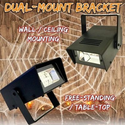 Halloween Party Light Strobe Prop Decor Thunder & Lightning Sounds+Flashes 823~ - Image 1 of 4