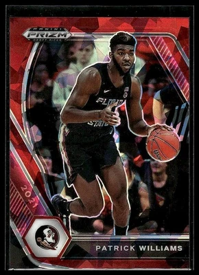Patrick Williams 2021 Panini Prizm Draft Picks VARIANT RED ICE #47 - Image 1 of 2