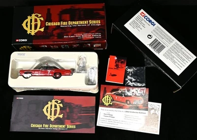 1974 Dodge Monaco Division Chief Car 1:43 Diecast Corgi Chicago Fire Department - Image 1 of 4