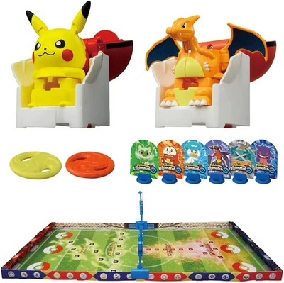 Takara Tomy Pokemon Ultimatch 01 Pikachu vs Charizard Disc Battle Start Set Toy - Imagen 1 de 4
