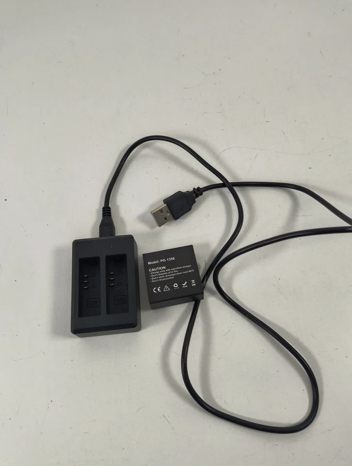 Rollei Actioncam 8s 9s Plus additional battery & Charger - Image 1 of 4