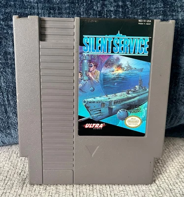 Silent Service (Nintendo Entertainment System, 1989) Tested and Working! - Image 1 of 4
