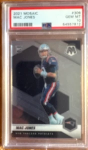 MAC JONES 2021 MOSAIC ROOKIE PSA 10 GEM MINT -49'ERS!! - Picture 1 of 2