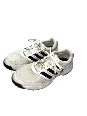 Mens Adidas Golf Shoes Cleats  Black+ White EVM 004001 Size 7.5 Preowned - Image 1 of 4