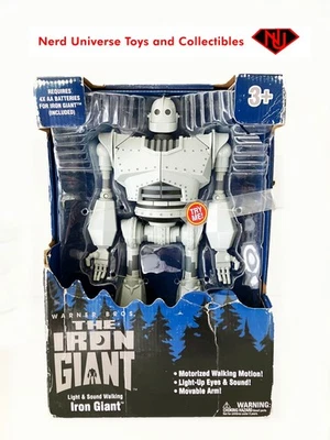 铁巨人 15 英寸可动人偶带灯声音行走测试作品未开封 — 第 1/4 张图片