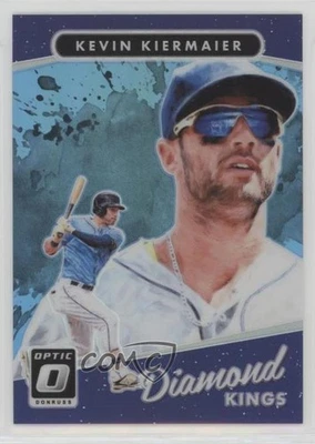 2017 Panini Donruss Optic Diamond Kings Carolina Blue Prizm /50 Kevin Kiermaier - Image 1 of 2