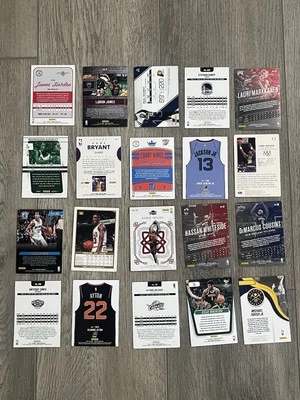 Colección de tarjetas de baloncesto vintage (límpico Karl Malone, cruzada Kyrie Irving) Foto 1 de 2