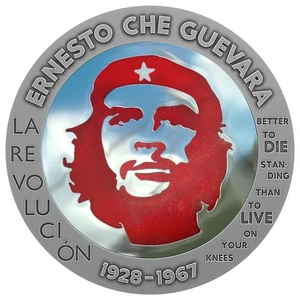 Congo 2023 100 Francs CFA Che Guevara 1 Oz Coin Bernit / Steel Handmade Insert - Bild 1 von 5