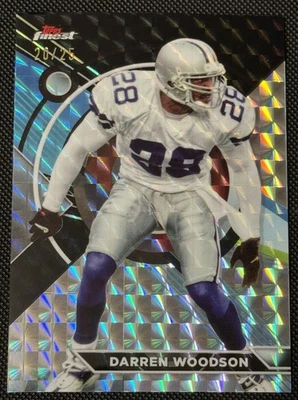 2023 Topps Composite Charles Woodson Finest Black Geometric /25 #187 Packers - Image 1 of 2