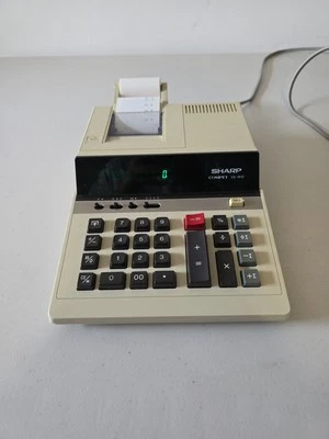 Vintage Sharp VX-1612 Compet Electronic Printer Calculator Adding Machine - Image 1 of 4
