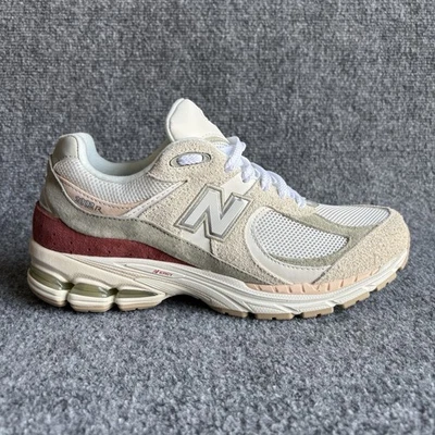 New Balance 2002R M2002RJF Blanco Crema Rojo Hombre Talla 10 Usado con Caja Foto 1 de 4