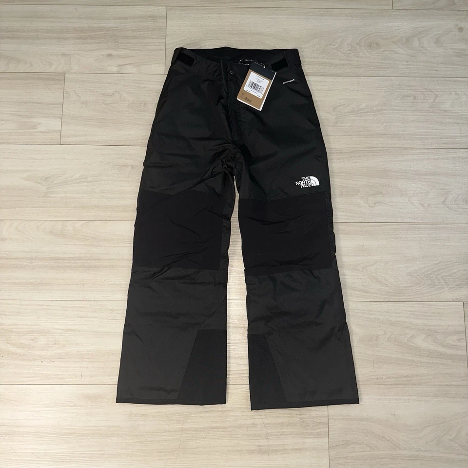 Pantalones de nieve aislados The North Face Freedom juveniles medianos negros esquí snowboard Foto 1 de 4