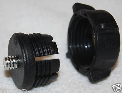 Tuerca de ala de retención y adaptador para cámara cámara de video abatible y se adapta a bola Garmin de 17 mm Foto 1 de 4