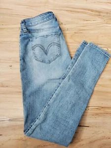 Jeans ajustados para mujer Levi's 26 x 30 jegging elásticos lavado ligero - Imagen 1 de 8