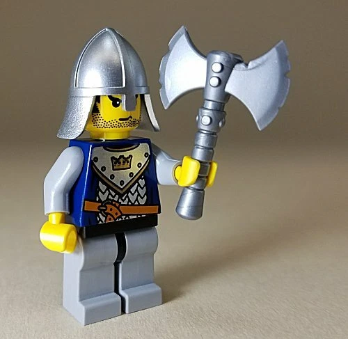 BrickArms HACHA DE BATALLA Arma para Minifiguras NUEVO -Plata- Foto 1 de 1