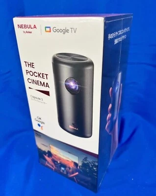 NEBULA Anker Capsule 3 Laser Smart Projector 1080P Portable New D2425N11 Japan - Image 1 of 2