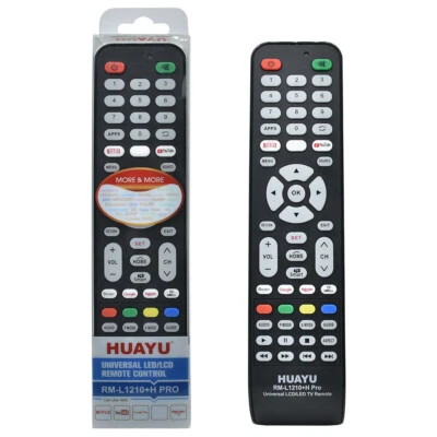 New HUAYU RM-L1210+H PRO Universal For LG Sony Samsung Sharp TV Remote Control - Image 1 of 4