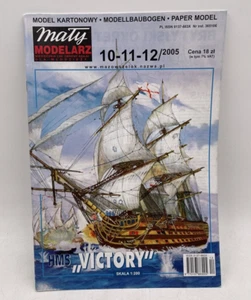 Kit modellino carta nave Maly Modelarz scala 1:200 HMS "Victory" - 10-11-12/2005 - Foto 1 di 6