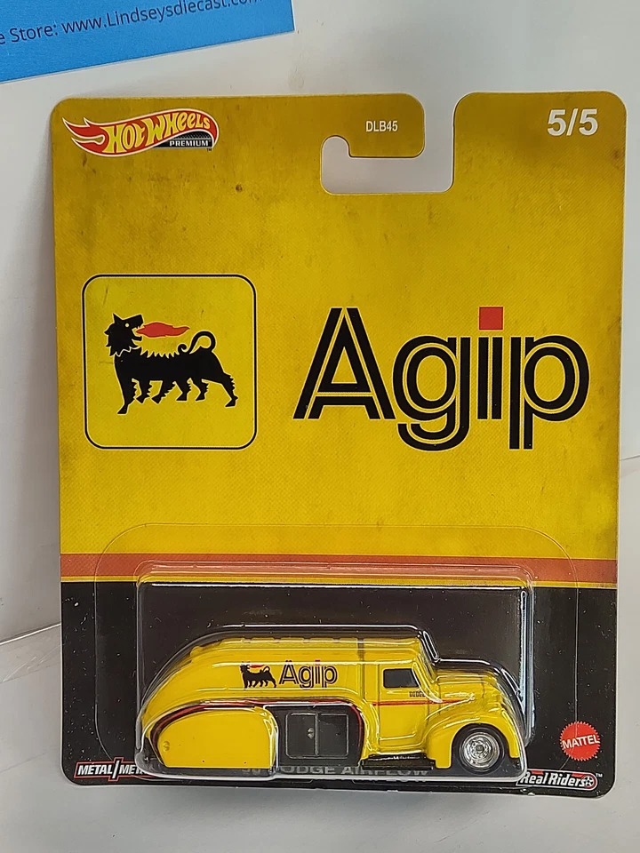 Hot Wheels 1938 Dodge Airflow AGIP Yellow Pop Culture Lose 2020
