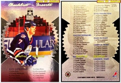 DONRUSS ELITE 1996 JASON ARNOTT EDMONTON OILERS STAR MINT CHECKLIST DIECUT #150 - Image 1 of 4