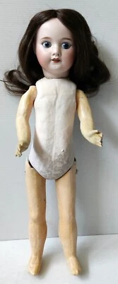 Bambola Francia SFBJ Parigi 60 Testa Porcellana Capelli Naturali HT 42 CM - Immagine 1 di 4