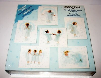Springbok Challenger Series Angelic Messengers 480 Pieces Sealed 6 Puzzles in 1 - Image 1 of 4