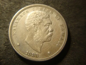 1883 XF Bold Hawaii Dollar Nice Type Coin Bold Reverse SEA - Picture 1 of 2