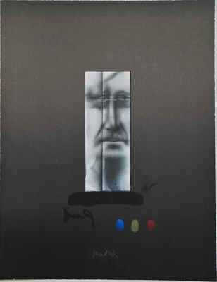 Paul Wunderlich/ handsigniert /1980/ Selbstbildnis /Lithografie/nur 30 Exemplare - Bild 1 von 3