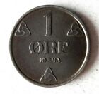 1943 Norway Ore - Au - Ww2 Occupation - Collectible Coin - Free Ship - Bin Ppp