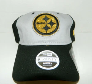 Pittsburgh Steelers NFL New Era 9twenty Womens Glitter Hat Adjustable Size osfm - Picture 1 of 9