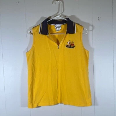 Camisa De Colección Disney World Golf Sin Mangas Cuarto Cremallera Pooh & Tigger Talla Grande Foto 1 de 4