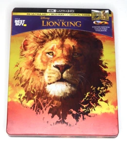 The Lion King (Ultra HD & Blu-ray, 2019 Film) Best Buy Exclusive Steelbook - Picture 1 of 4