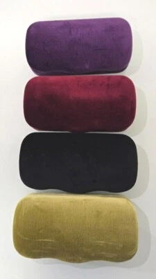 NEW AUTHENTIC! Gucci Case Hard Shell Velvet Eye Glasses and Sunglasses -5 COLORS - Image 1 of 4