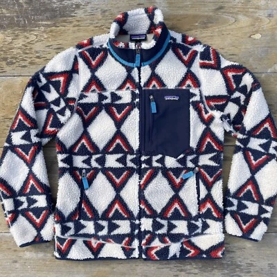 Jaqueta Patagonia Feminina Med Classic Retro-X – Brass Hawk / Smolder Blue RARA - Imagem 1 de 4