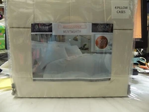 BRIXTON AVENUE WENTWORTH 1200 THREAD COUNT 6 PCS. QUEE SHEET SET COLOR CREAM NIP - Picture 1 of 2