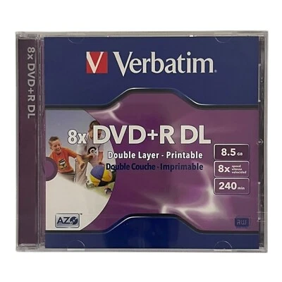 Verbatim Double Layer DVD + R 8,5 GB 240 Min. DVD+R Rohling 1 Stück Neu & OVP - Bild 1 von 2