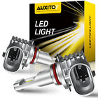 Auxito 2X 9140 9145 H10 Led Fog Light 100W 6000K 4000Lm White Driving Drl Bulb