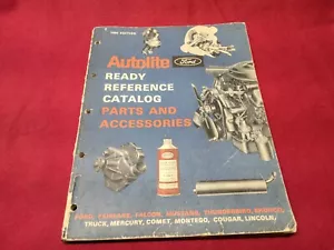 1968 Ford Autolite Ready Reference Parts & Accessories Catalog~ Rotunda ~ FoMoCo - Picture 1 of 11