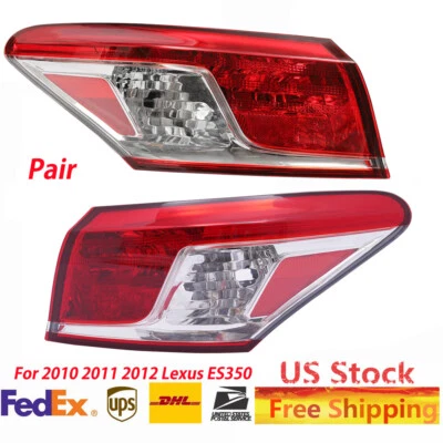 For Lexus ES350 Tail Light Assembly 2010-2012 Pair Driver and Passenger Side - Image 1 of 4