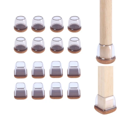 Silikon Flexible Stuhlbein Schutzkappen Filzgleiter Bodenschutz Schoner Elastisc - Bild 1 von 4