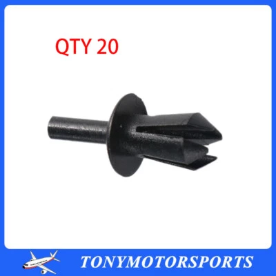 20 Radiator Housing Push Type Retainer Fit For Mercedes Benz W201 W123 R170 R171 Foto 1 de 4